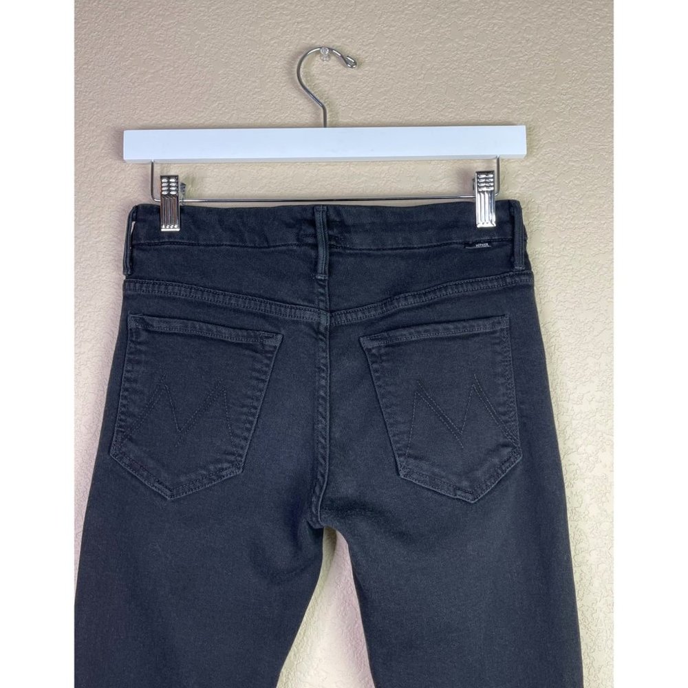 Mother Jeans High Waisted Looker in Model Spy Wash Black - Picture 9 of 10